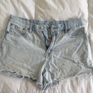 American Eagle Outfitters Light Wash Jean Shorts
